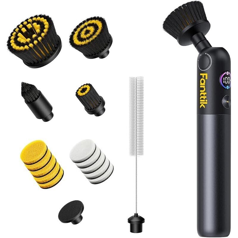 Fanttik Flip G10 Nano HomeCare Cordless Electric Spin Scrubber - Powerful, Versatile, and Efficient Cleaning