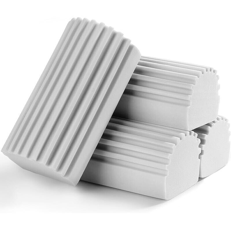 Jeymei Damp Clean Duster Sponge 4-Pack - Efficient, Durable, and Cost-Effective Cleaning Solution
