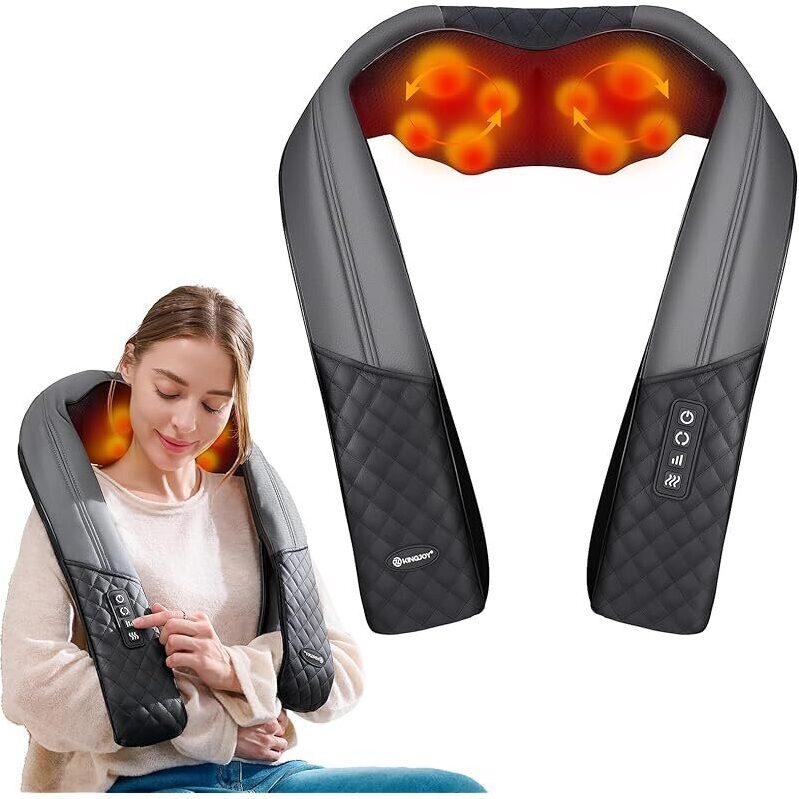 Kingjoy Neck and Shoulder Massager with Heat KJ28