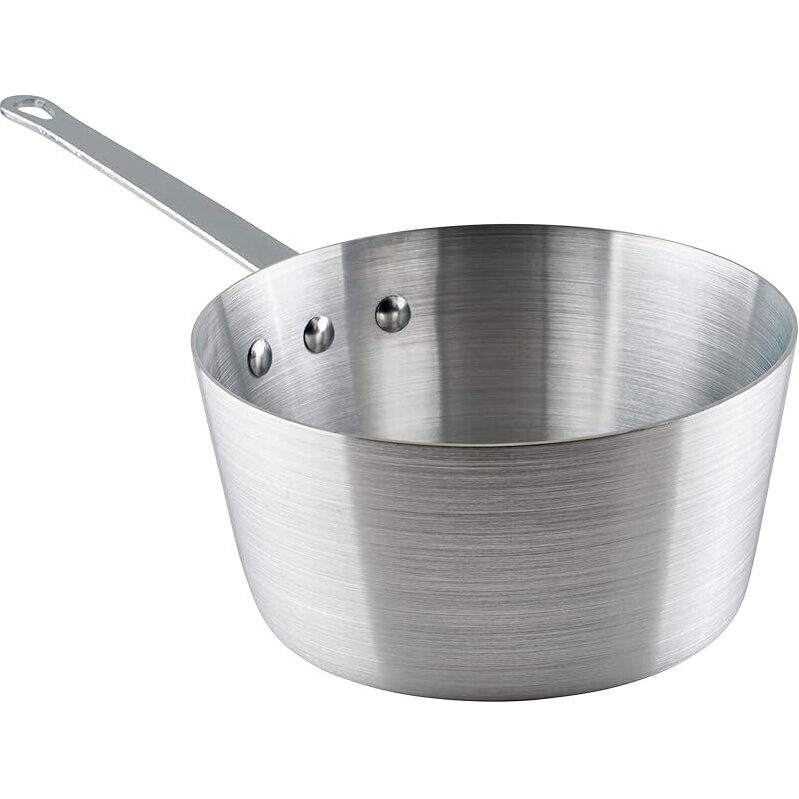 Heavy-Duty Aluminum Tapered Sauce Pan - 3.75QT
