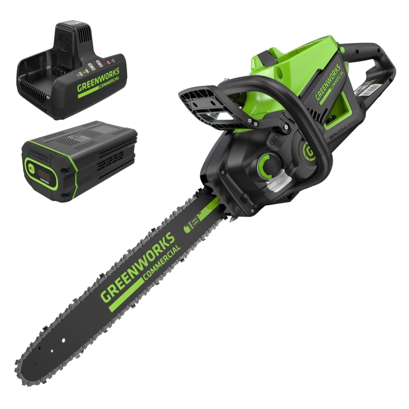 Greenworks 82V 18-inch Brushless Cordless Chainsaw - High-Performance Utility