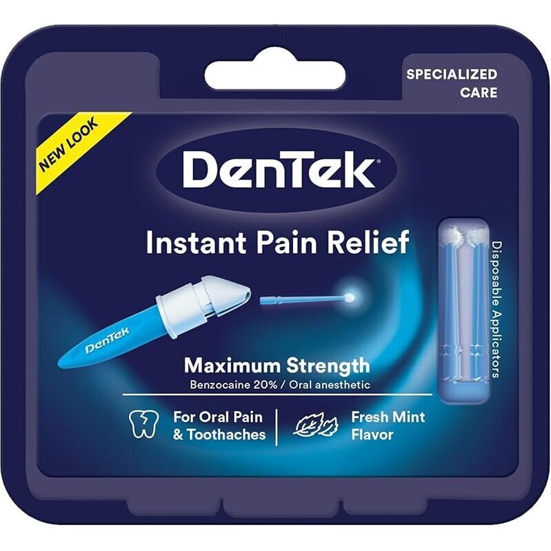 50-Count DenTek Instant Oral Pain Relief Maximum Strength Kit