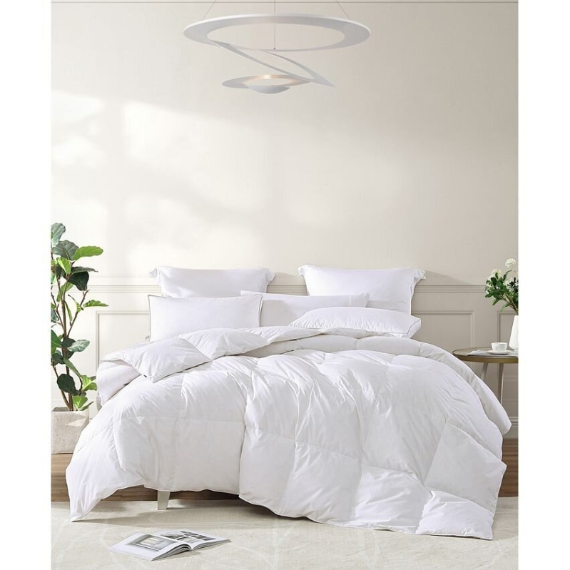 Luxurious Royal Luxe Warmth Goose Feather and Down Fiber Comforter, King