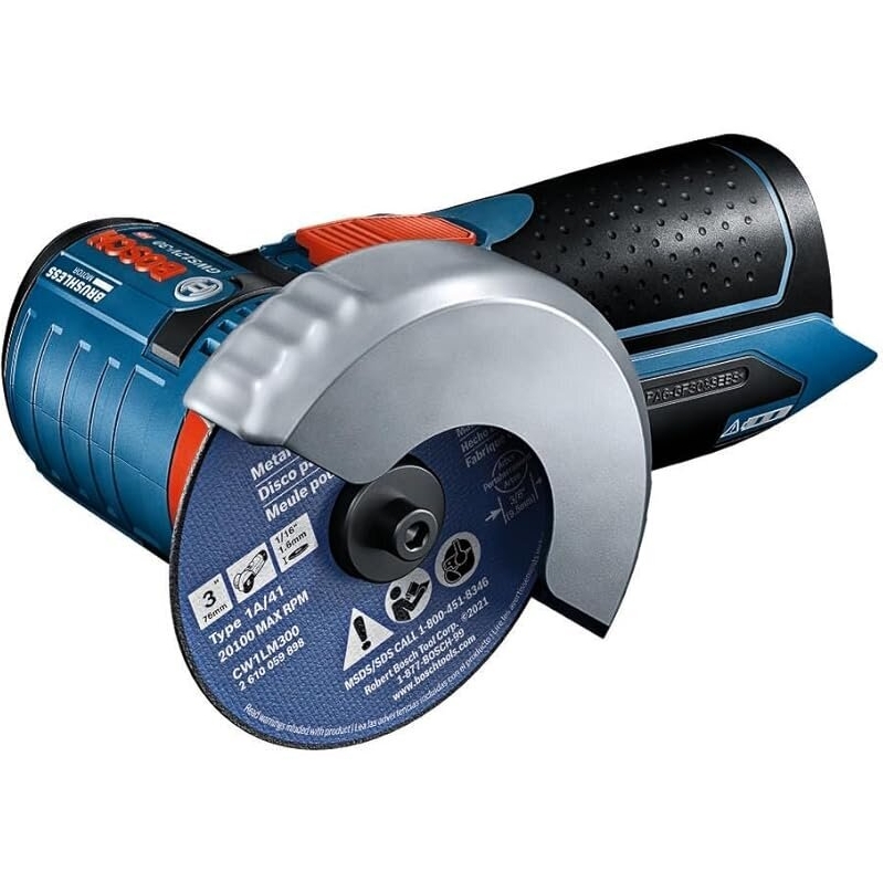 Powerful Bosch GWS12V-30N 12V Max Brushless 3 In. Angle Grinder
