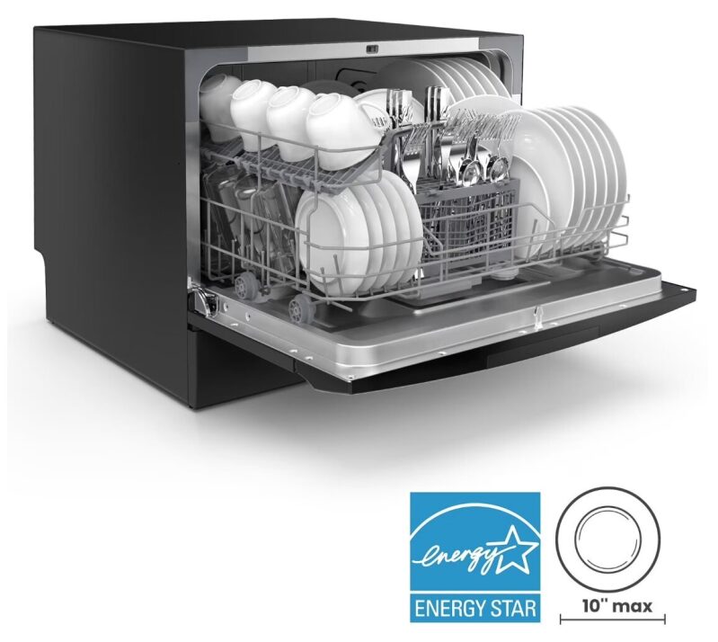 Compact and Efficient COMFEE' Dishwasher - Great for Small Spaces
