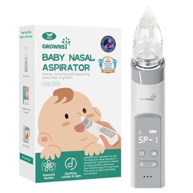 GROWNSY Baby Nasal Aspirator - 55% OFF, Effective Nasal Care for Infants