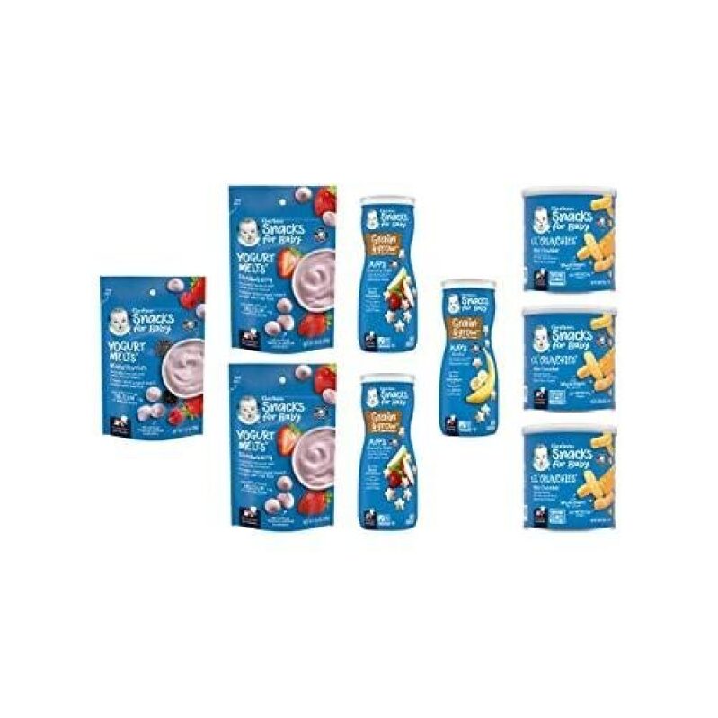 Bulk Buy Gerber Baby Snacks - Mixed Fruit & Yogurt Melts