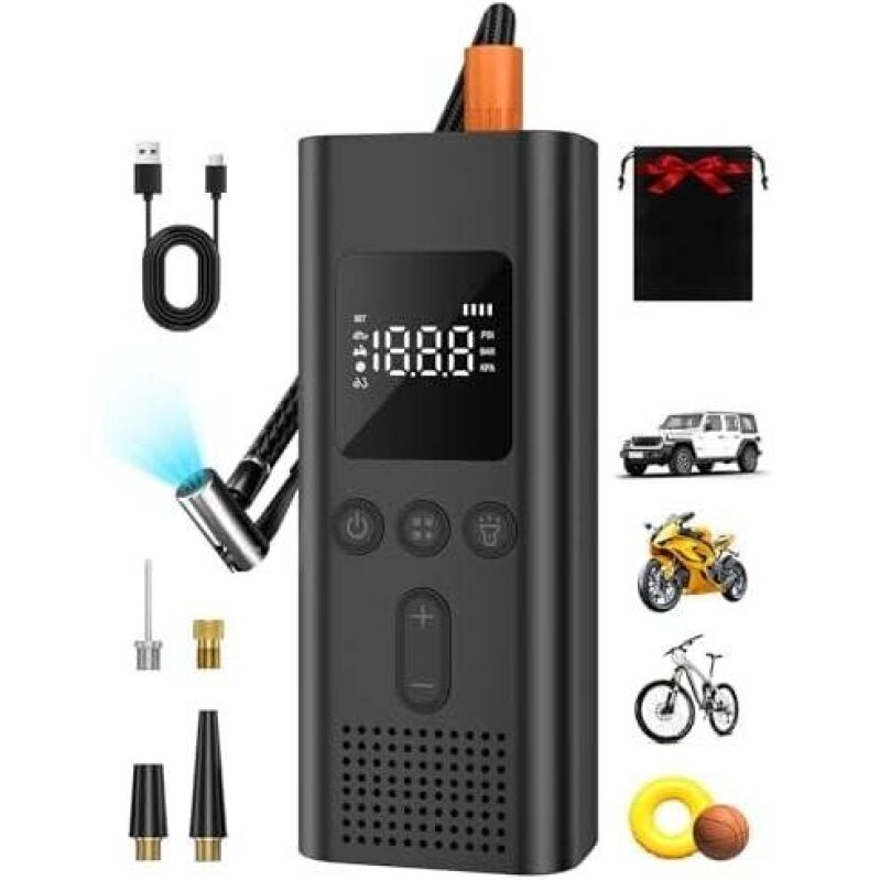 Portable Wireless Air Pump with 50% Discount - 150PSI