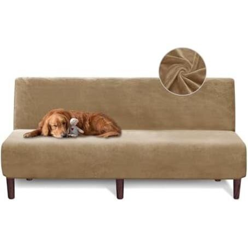 46% OFF Velvet Sofa Slipcover: Pet-Friendly, Easy Clean, Durable