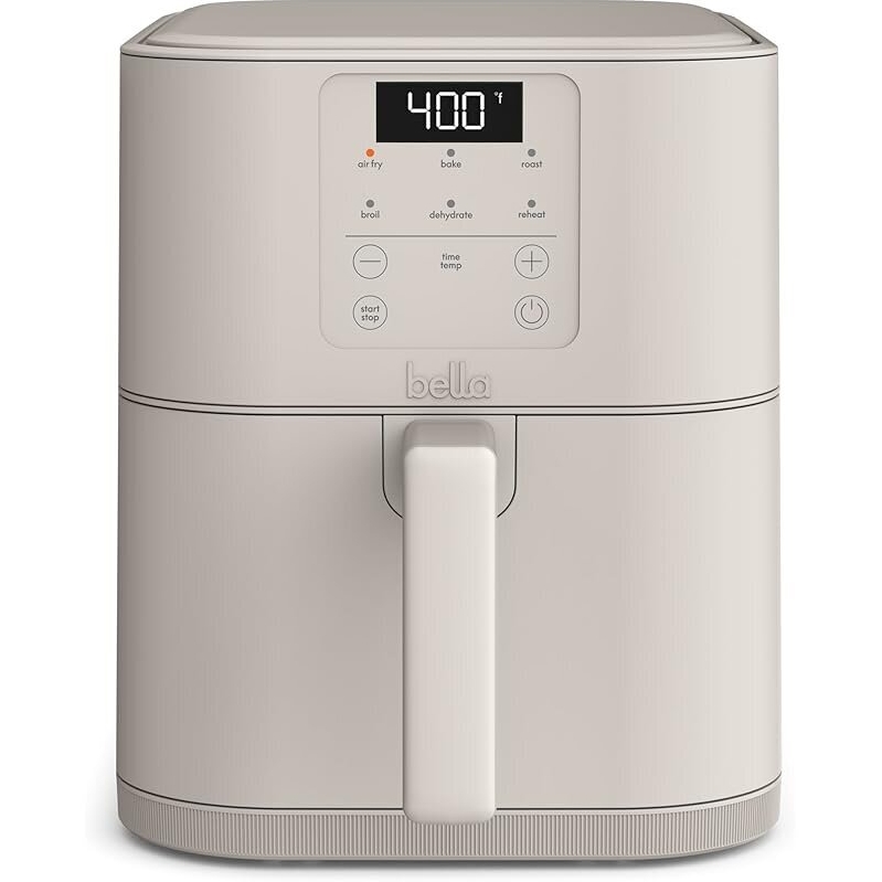 Bella 6 Qt Slim Air Fryer - Compact and Efficient