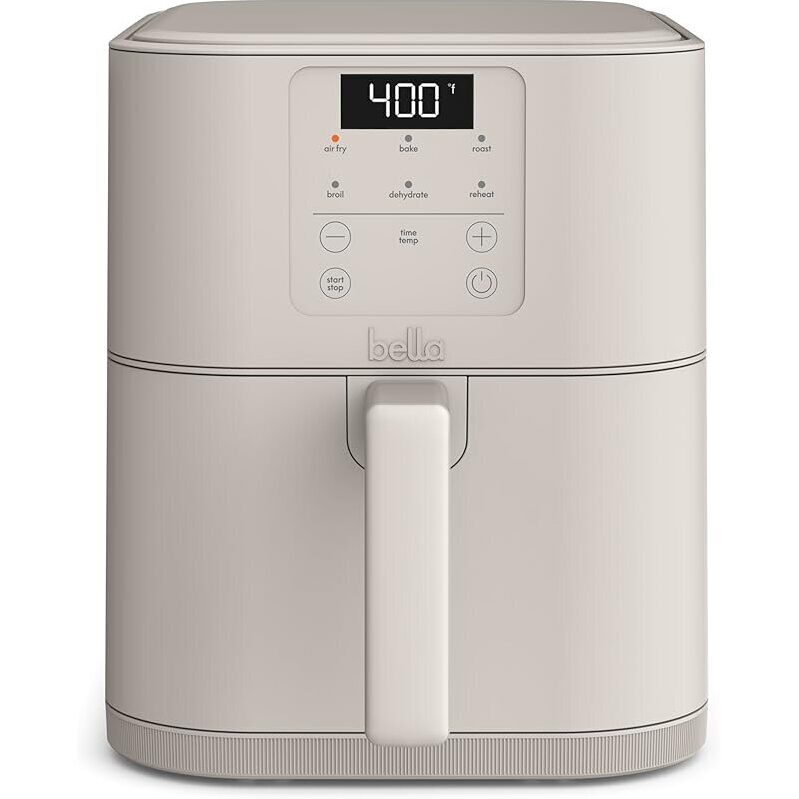 Bella 6 Qt Slim Air Fryer - Compact and Efficient