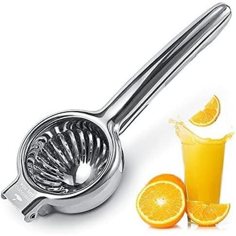 Stainless Steel Manual Lemon Juicer 50% OFF - Efficient Citrus Extraction
