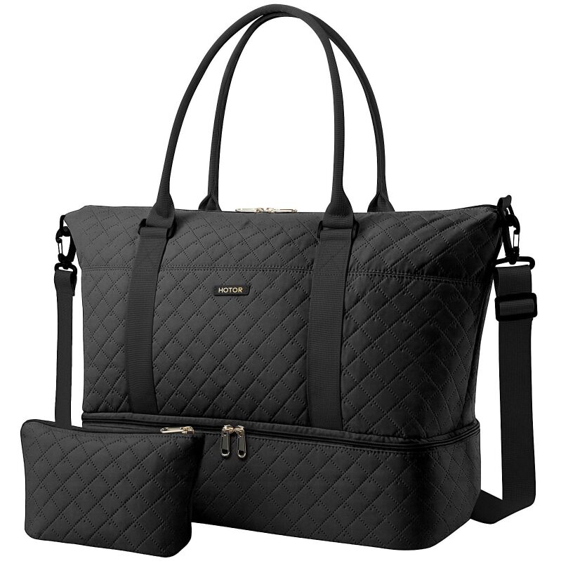 Hotor Womens Travel Duffel Bag with Toiletry Bag - Ideal for Effortless Travel
