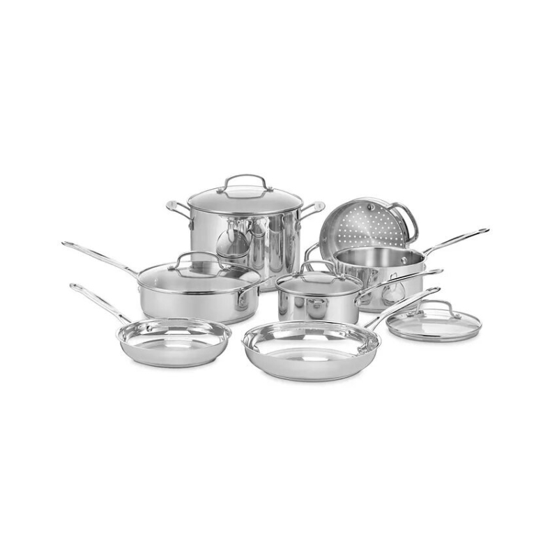 Top-Quality Cuisinart 11-Piece Stainless Steel Cookware Set