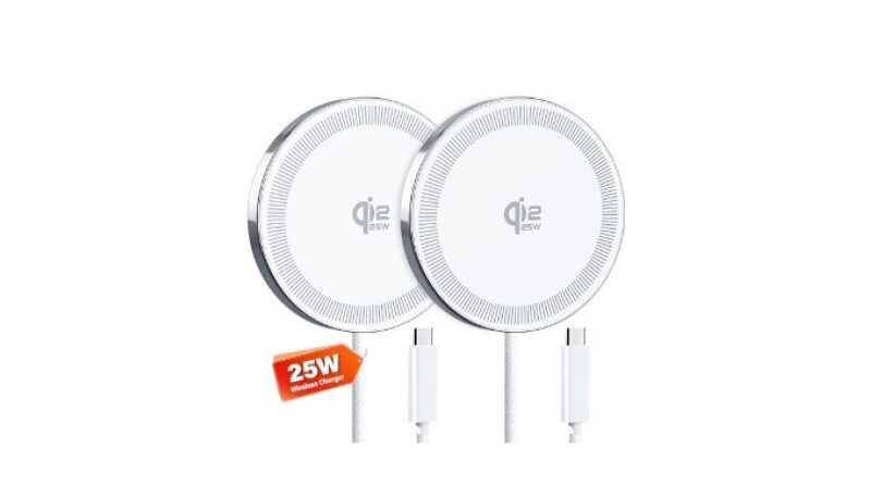 25W Wireless Charger for MagSafe - Qi2.2 Fast Charging Pad for iPhone & AirPods