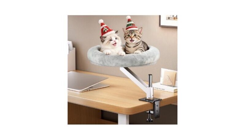 Tomxcute Cat Desk Bed – Ideal for Work and Play