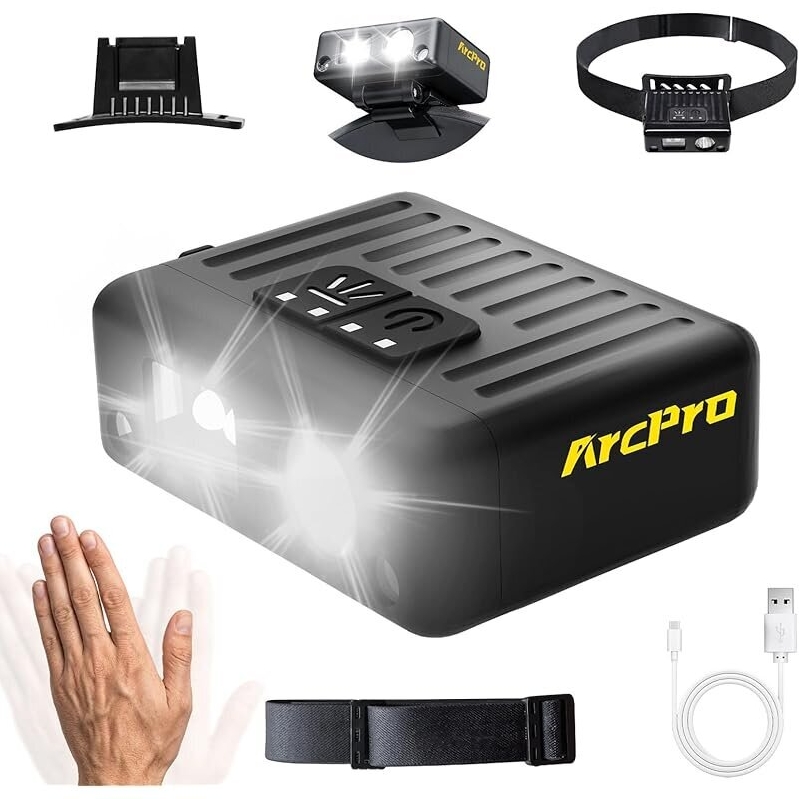 Ultra-Light USB Rechargeable Clip-On Hat Light - Perfect for Outdoor Adventures
