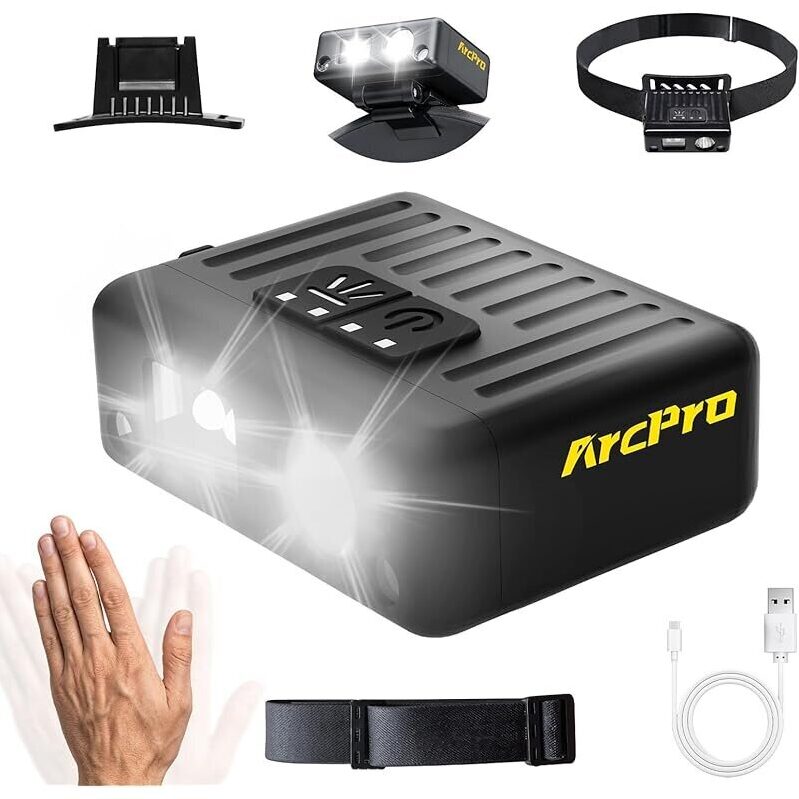 Ultra-Light USB Rechargeable Clip-On Hat Light - Perfect for Outdoor Adventures