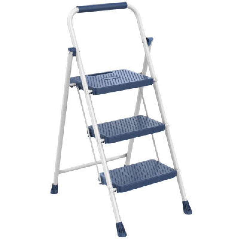 Versatile and Safe 3-Tier Folding Ladder - Ideal for Home and Office Use
