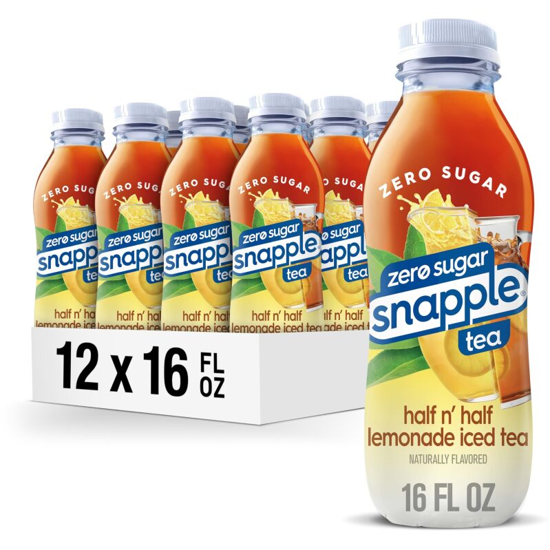 Snapple Zero Sugar Half 'n Half Lemonade Iced Tea - 12-Pack