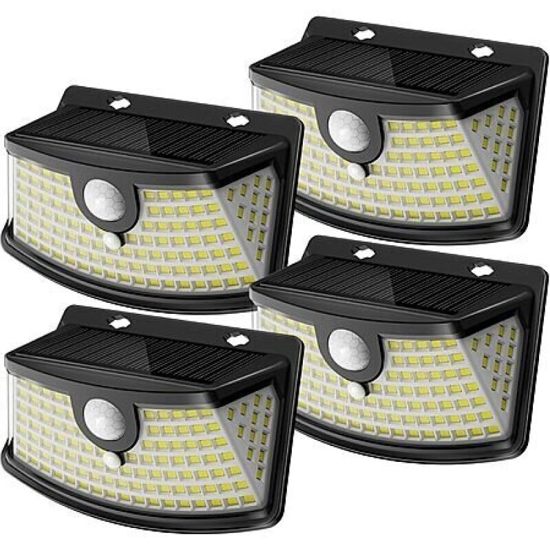 Affordable 4-Pack Solar Motion Sensor Lights with Free Shipping