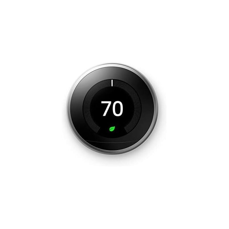 Google Nest Learning Thermostat 3rd Gen - Smart, Energy-Saving, Voice Control