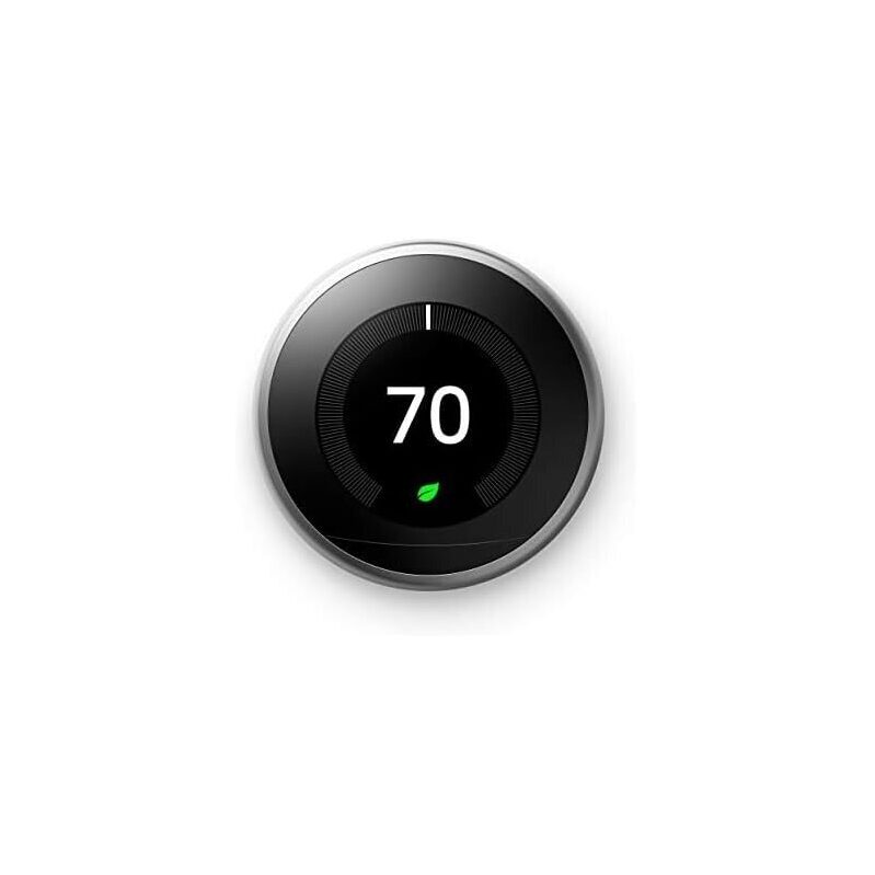 Google Nest Learning Thermostat 3rd Gen - Smart, Energy-Saving, Voice Control