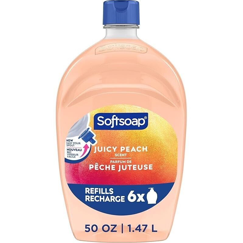 Softsoap Juicy Peach Liquid Hand Soap - 50oz Refill