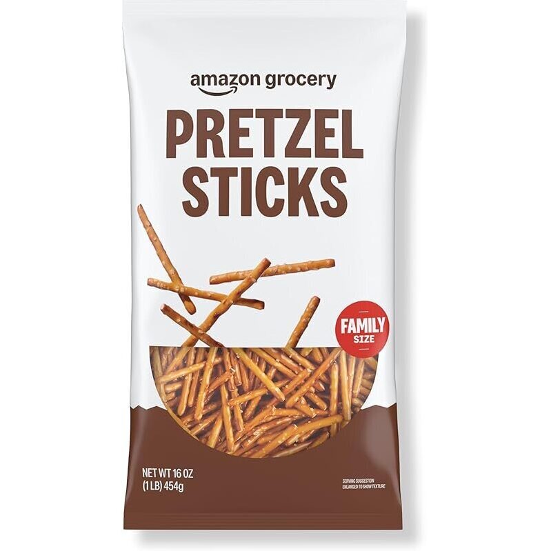 Amazon Grocery Pretzel Sticks, 16oz - Family Size