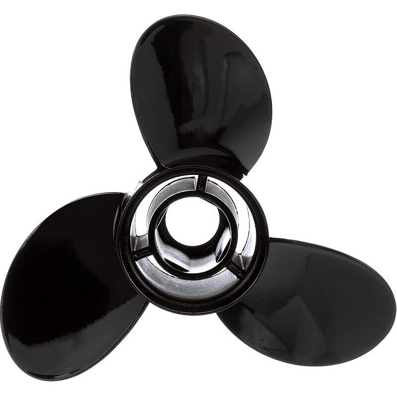 High-Performance Black Diamond 3-Blade Aluminum Propeller for Mercury Engines