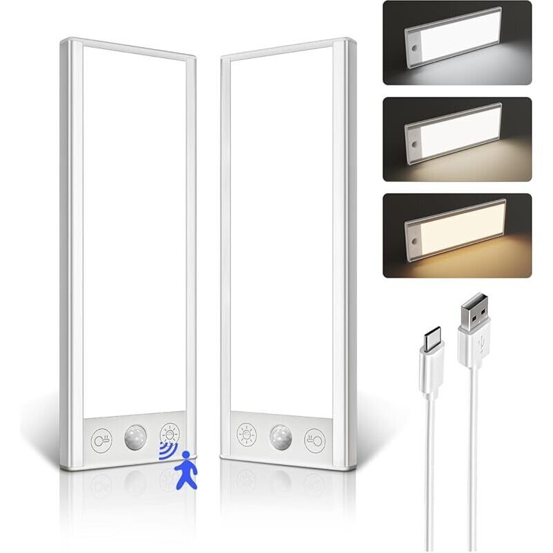 Brighten Your Space with EZVALO Under Cabinet Lighting - 2-Pack