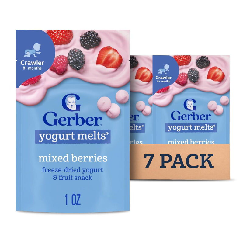 Gerber Yogurt Melts Mixed Berries - Affordable Baby Snack Deal
