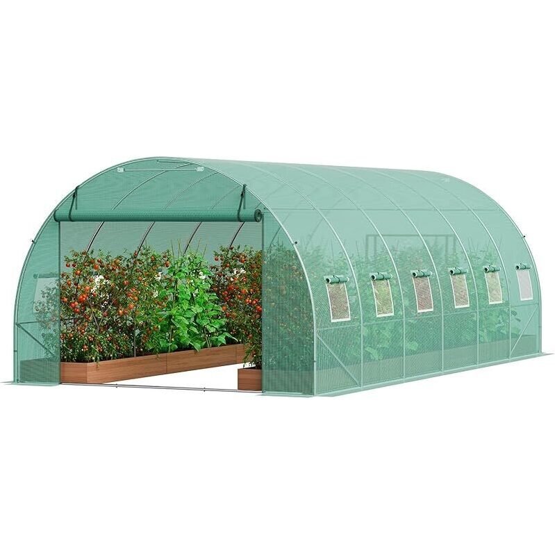 VEVOR Walk-in Tunnel Greenhouse - Durable and Weatherproof
