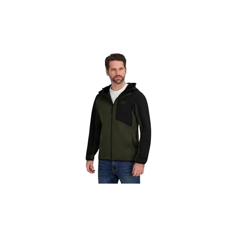 Reebok Men's Full Zip Hooded Sweater Fleece Jacket