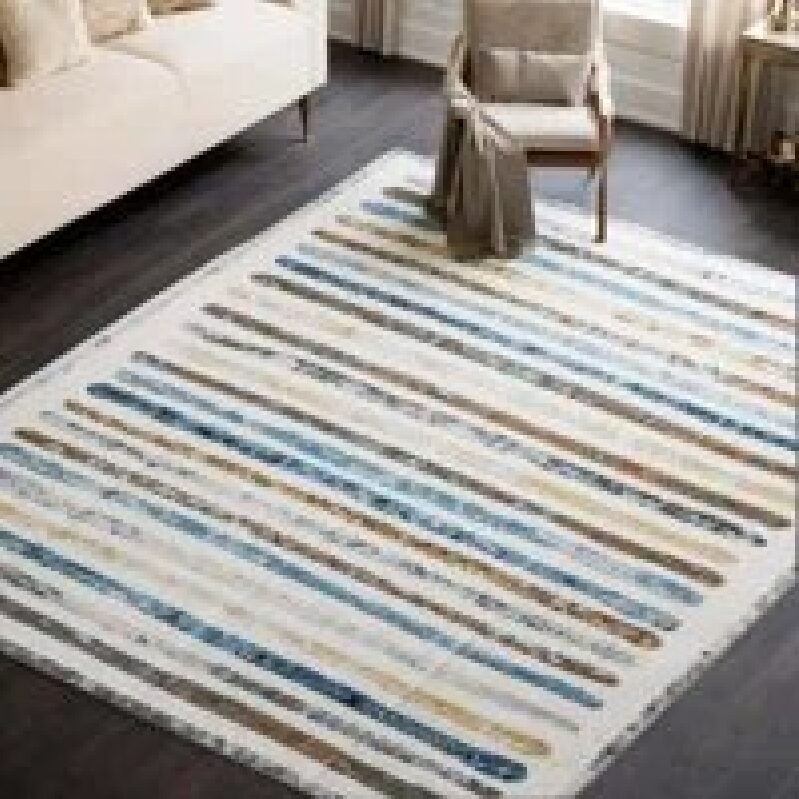 Elegant Striped Area Rug for Modern Living