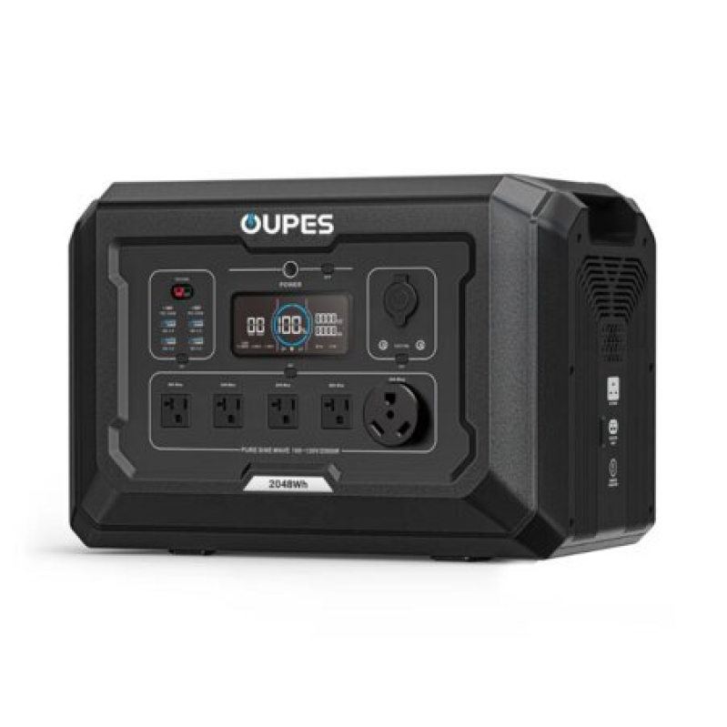 OUPES Mega 2 2500W 2048Wh LiFePO4 Portable Power Station - Ultimate Backup Solution