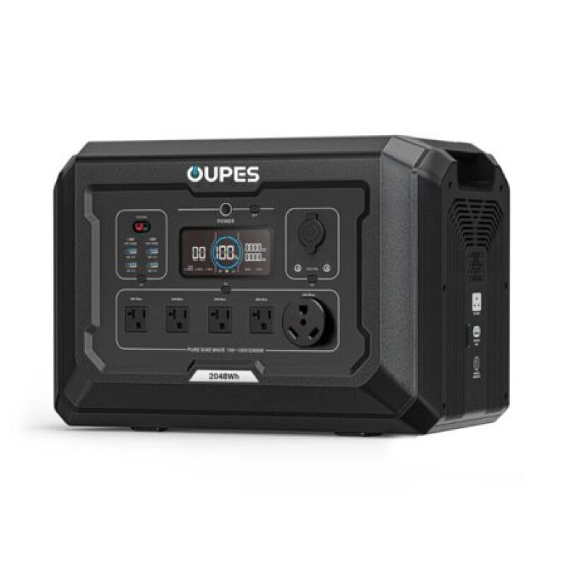 OUPES Mega 2 2500W 2048Wh LiFePO4 Portable Power Station - Ultimate Backup Solution