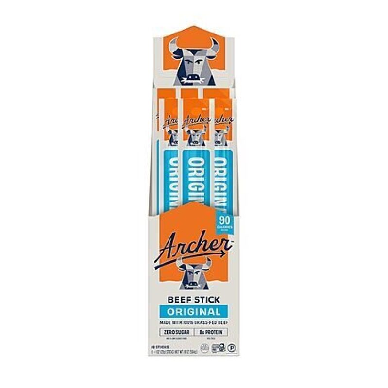 18-Count Archer Grass-Fed Beef Sticks (Original) - Unbeatable Value & Quality