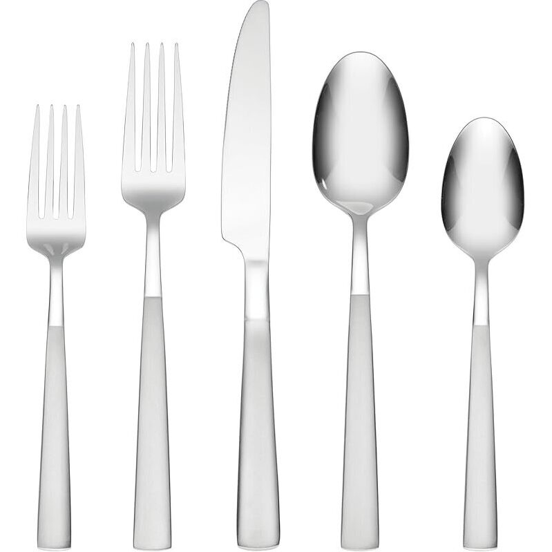 Kyla Frosted 20-Piece Flatware Set - Elegant and Durable Dining Essentials