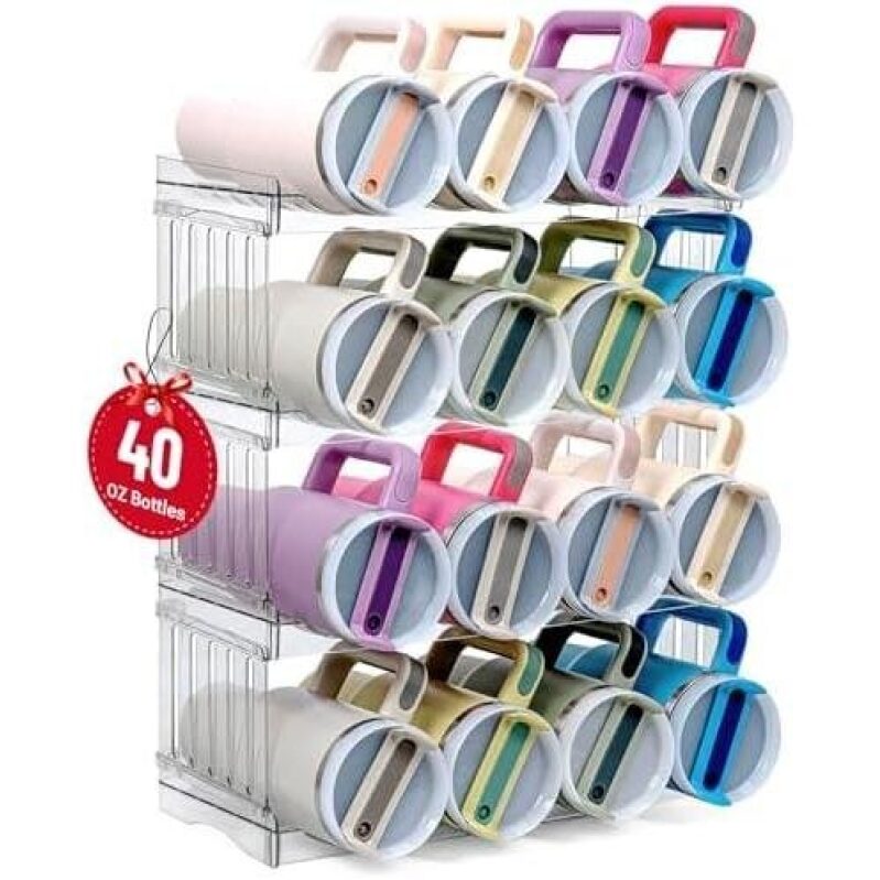 Organize Your Stanley Tumblers with 40 oz Bottle Organizer