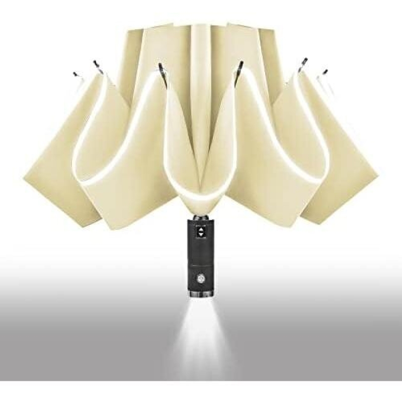 Lejorain Inside Out Umbrella Folding – Inverted LED Umbrella Automatic Open and Close