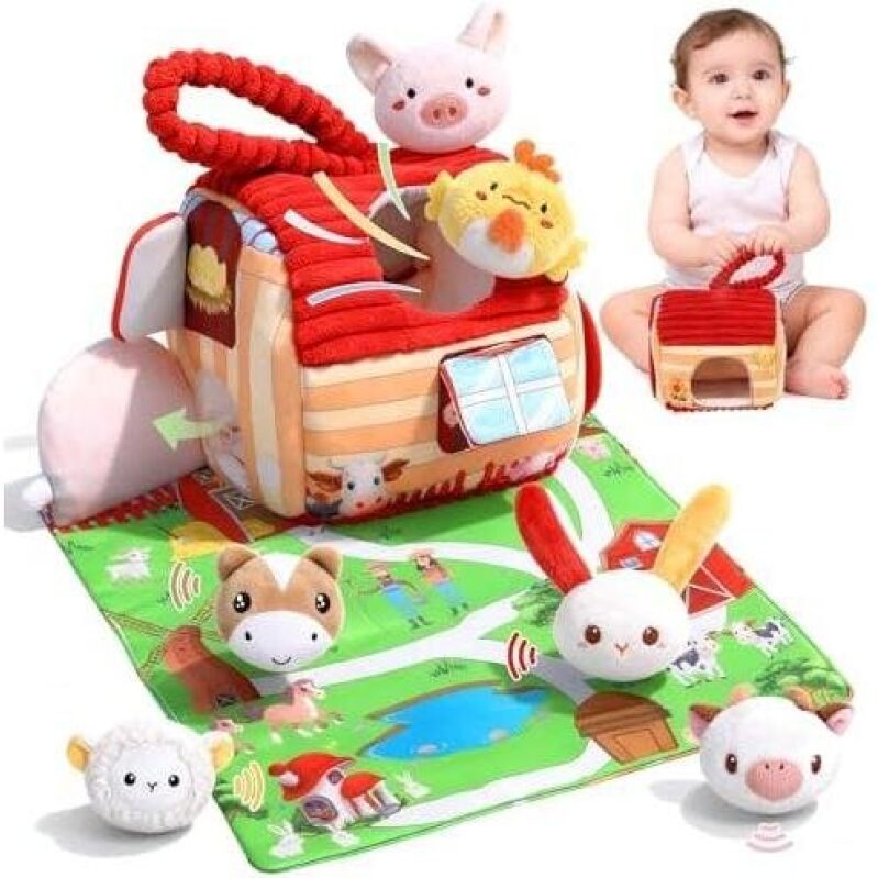 Farmyard Fun Baby Toys for 6-12 Months - 50% OFF