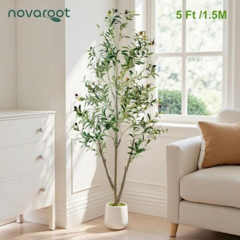 Elevate Your Space with a Novaroot Artificial Olive Tree, Now 33% Off!