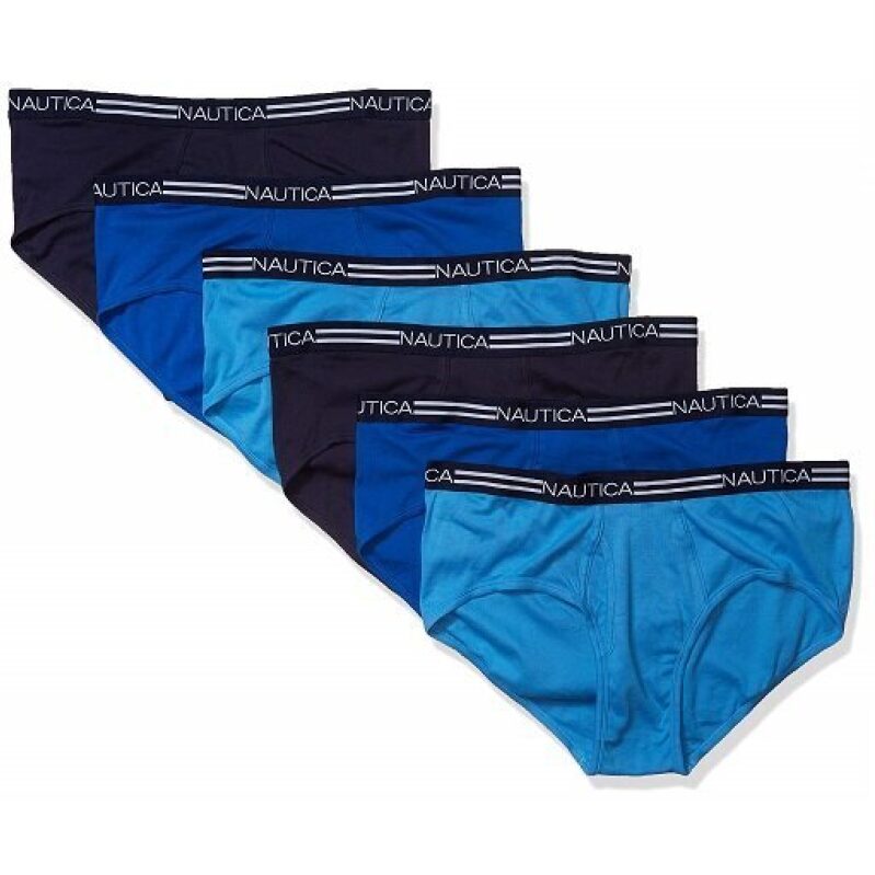 Nautica Men's Cotton Classic 6-Pack Trunks - Affordable Comfort