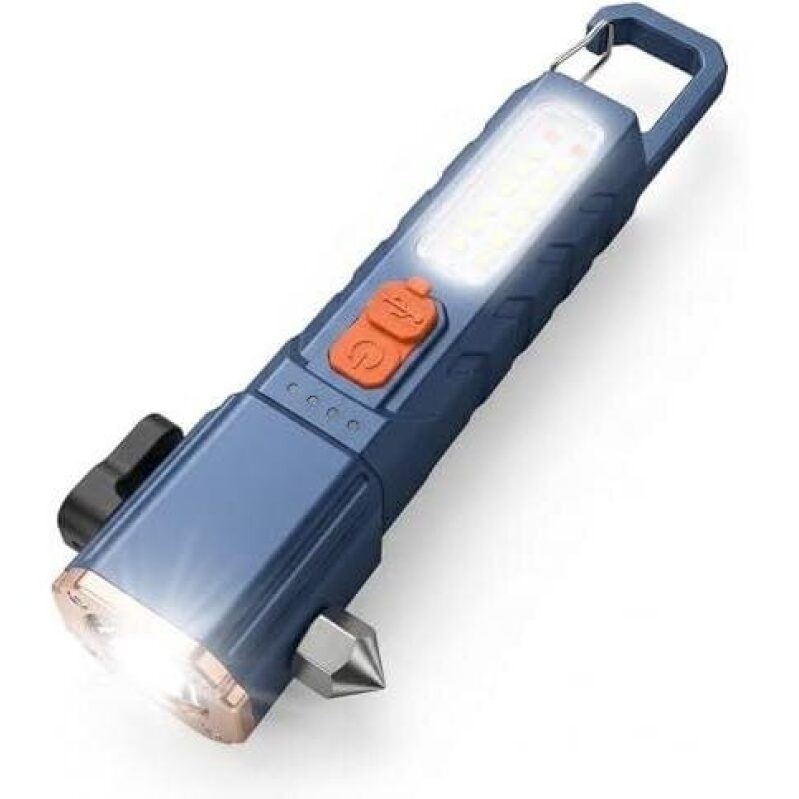 Six Mode Rechargeable Emergency Flashlight - 50% Discount