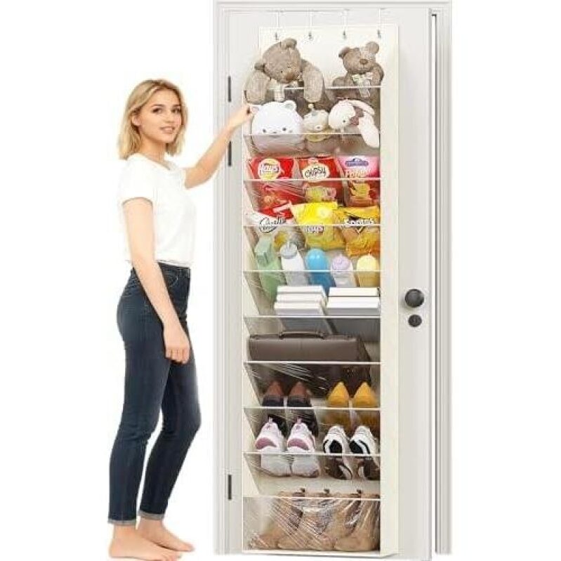 Maximize Your Door Space with 10-Tier Hanging Organizer - 50% Off