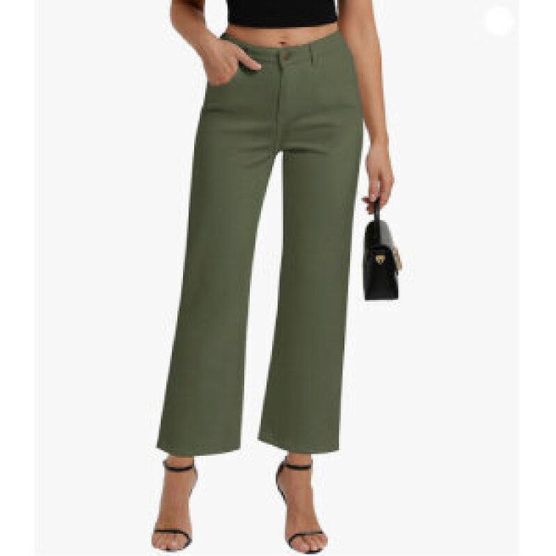 Belle Poque Women's High-Waisted Stretch Denim Jeans