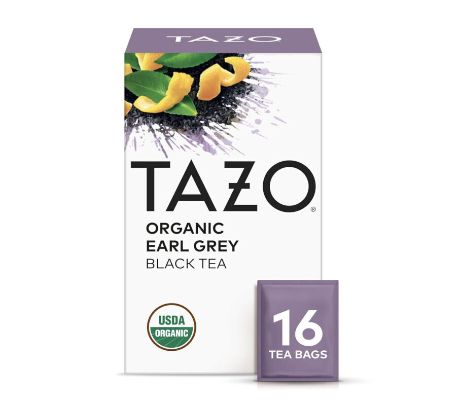 Discounted Organic Earl Grey Black Tea Bags by TAZO - Perfect for a Refreshing Morning