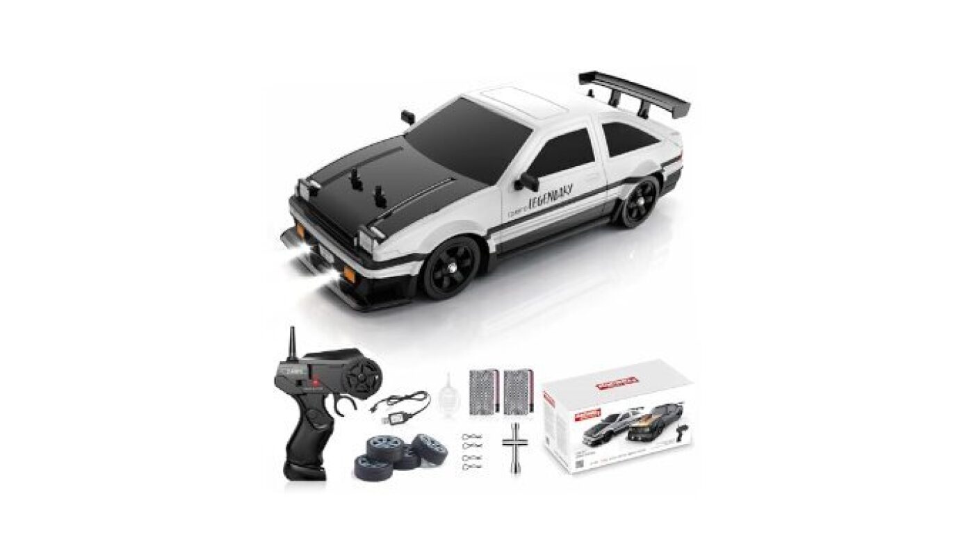 Remote Control Car RC Drift Car - High Speed 4WD Model Vehicle with LED Lights