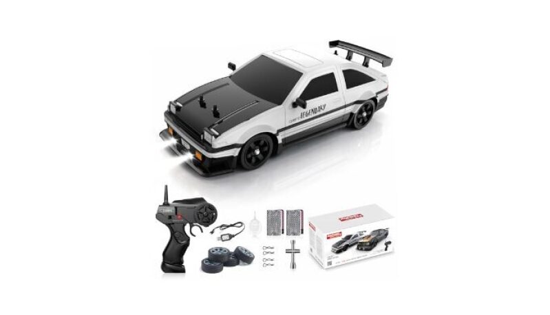 Remote Control Car RC Drift Car - High Speed 4WD Model Vehicle with LED Lights
